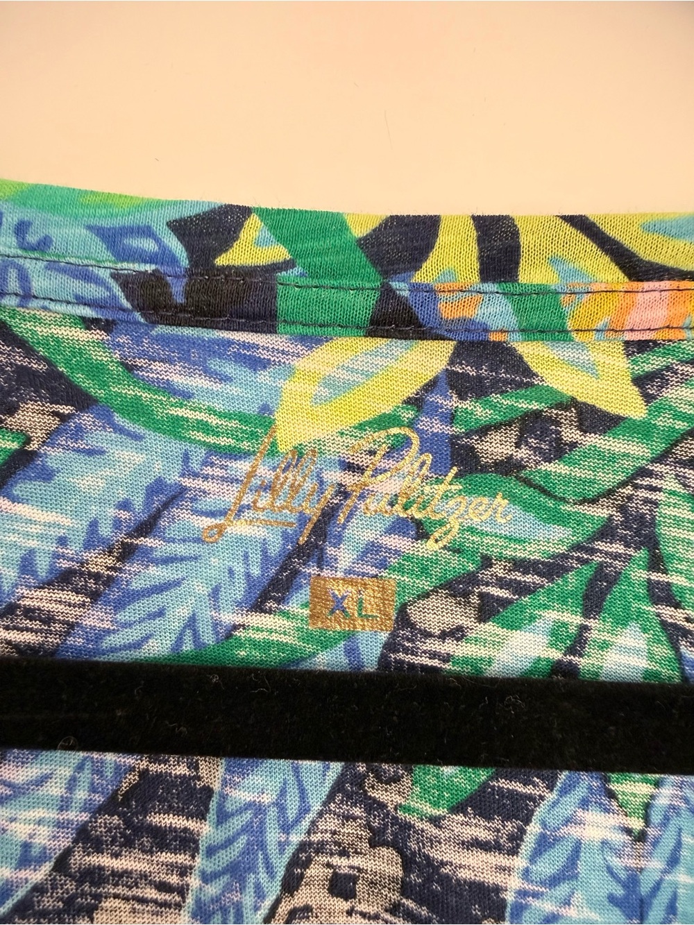 Lilly Pulitzer ETTA SCOOP-NECK TOP, MULTI THE HOTTEST SPOT - Picture 5 of 6